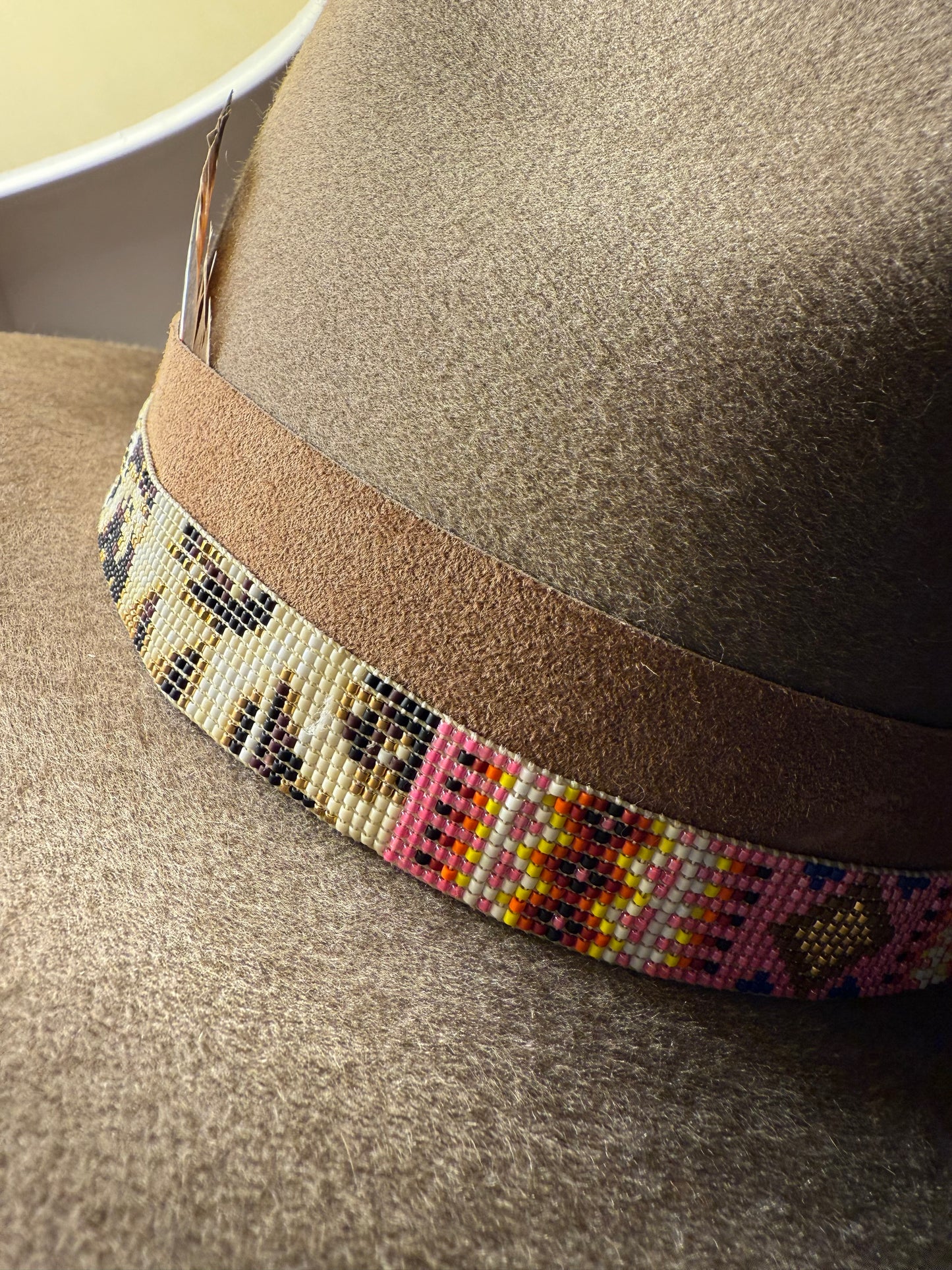 Trailblazer- Neon Nordic Light & Gold Desert Diamonds Cowboy Hatband
