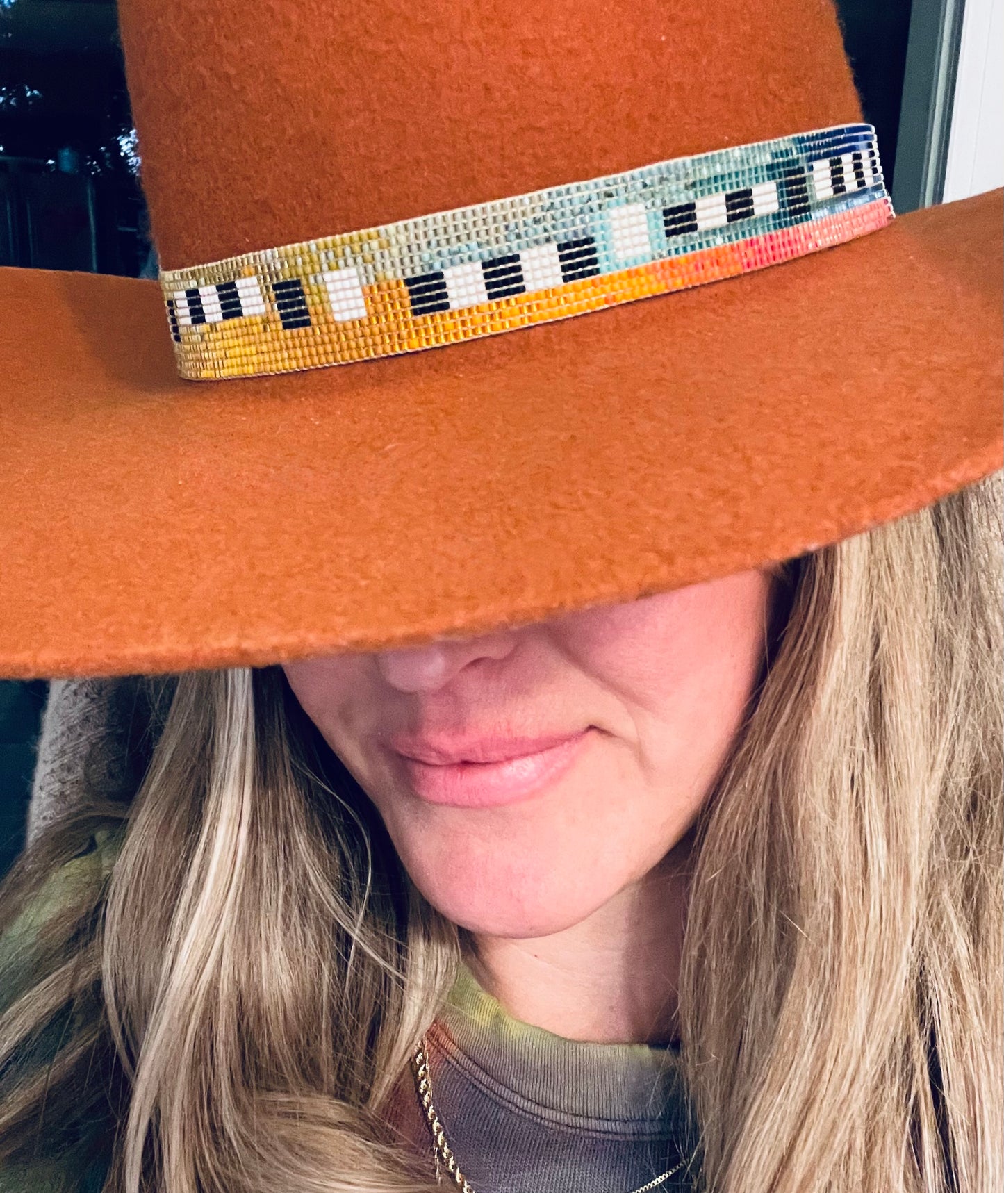 Wild West — Hand-Beaded Hatband by Joaquin