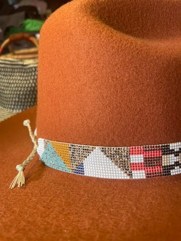 Wild West — Hand-Beaded Hatband by Joaquin