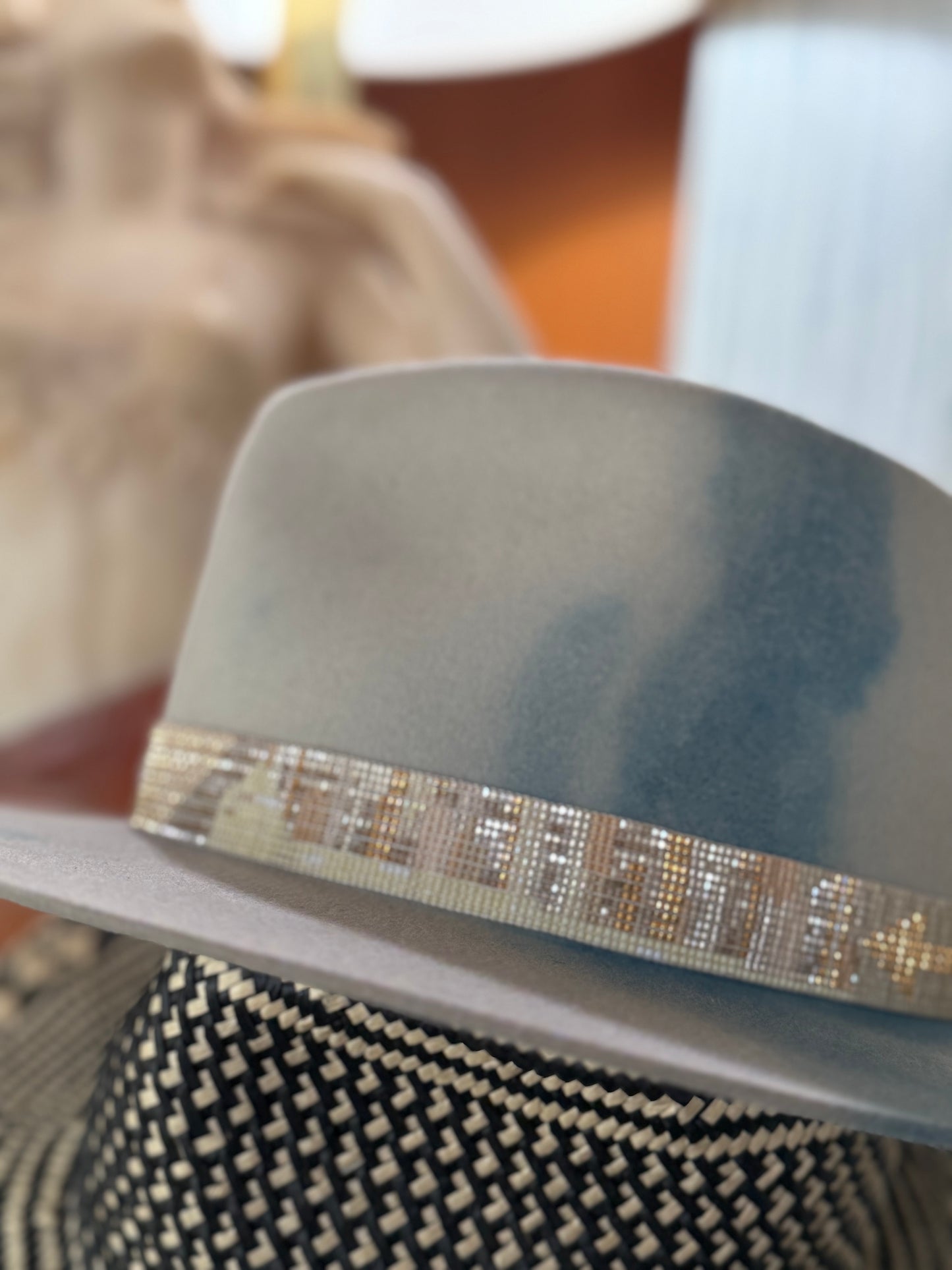 Hallelujah — Gold & White Heirloom Hatband