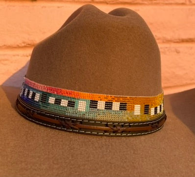 Wild West — Hand-Beaded Hatband by Joaquin