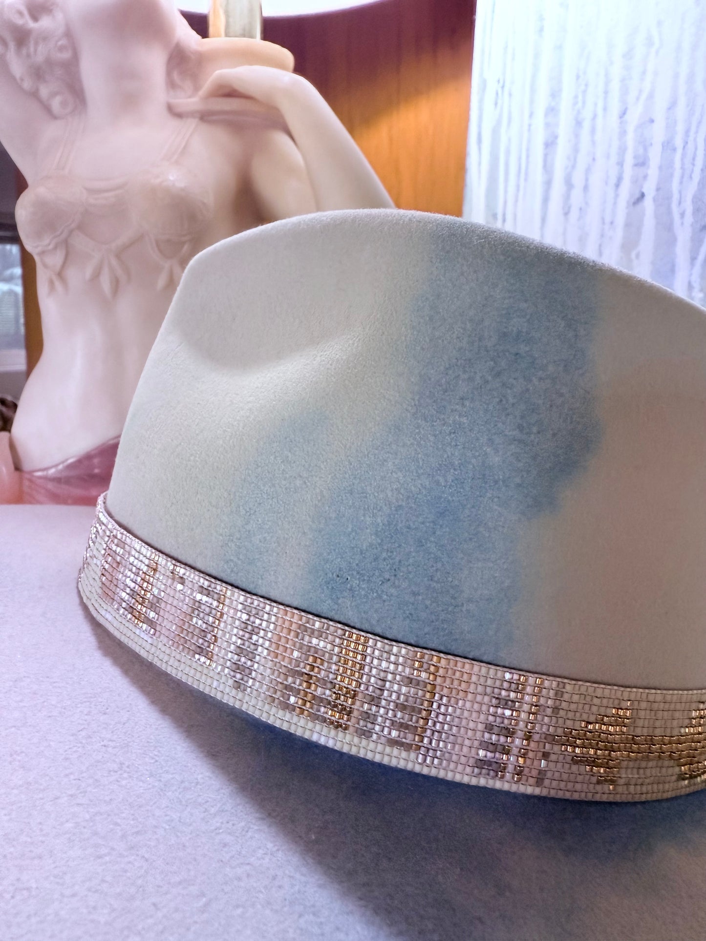 Hallelujah — Gold & White Heirloom Hatband